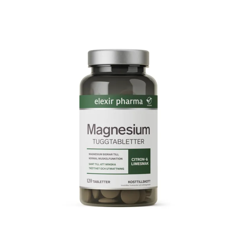 Bild 1 för Elexir Pharma Magnesium Tuggtabletter 120 st
