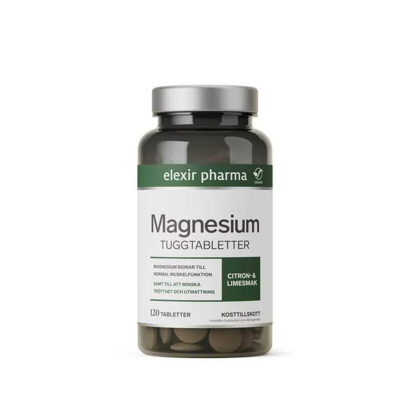 Bild 2 för Elexir Pharma Magnesium Tuggtabletter 120 st