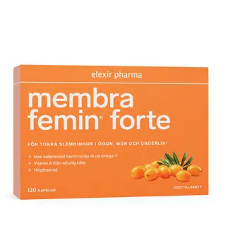 Produktfoto för Elexir Pharma MembraFemin Forte 120 kapslar