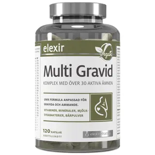 Produktfoto för Elexir Pharma Multi Gravid 120 kapslar