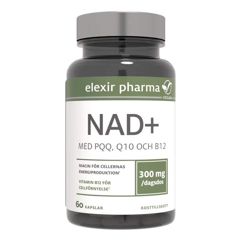 Bild 1 för Elexir Pharma NAD+ 60 kapslar