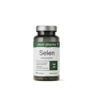 Produktfoto för Elexir Pharma Organisk Selen Komplex 100 kapslar