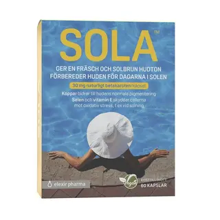 Produktfoto för Elexir Pharma Sola 60 kapslar