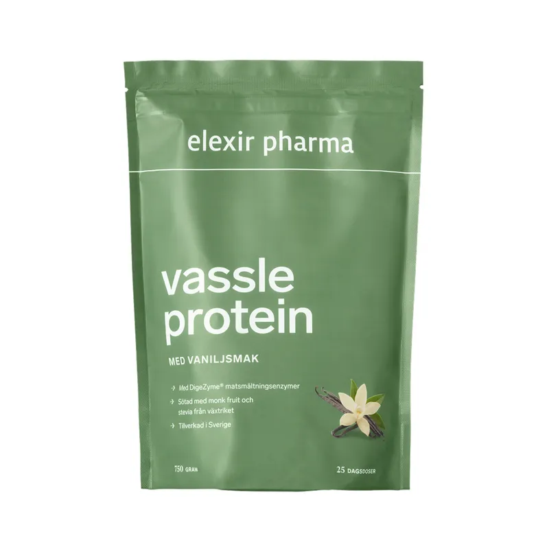 Bild 2 för Elexir Pharma Vassleprotein Vanilj 750 g