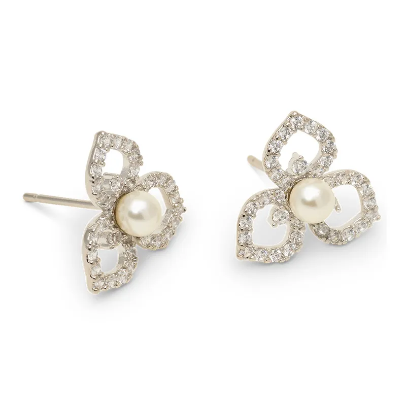 Bild 1 för Elise Earrings - Ivory Pearl