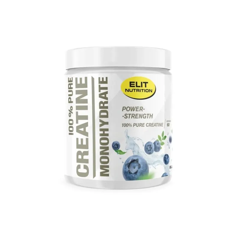 Bild 1 för Elit 100 % Pure Creatine Monohydrate, 300 g, Blueberry