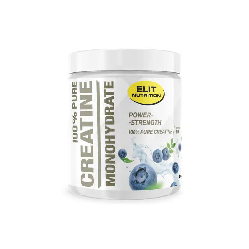 Bild 2 för Elit 100 % Pure Creatine Monohydrate, 300 g, Blueberry