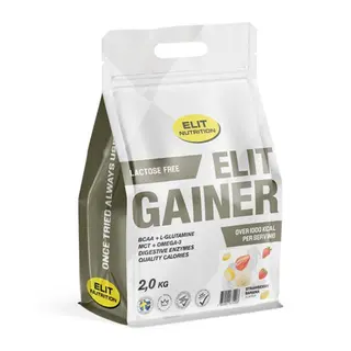 Produktfoto för Elit Gainer, Lactose free, 2 kg, Strawberry Banana