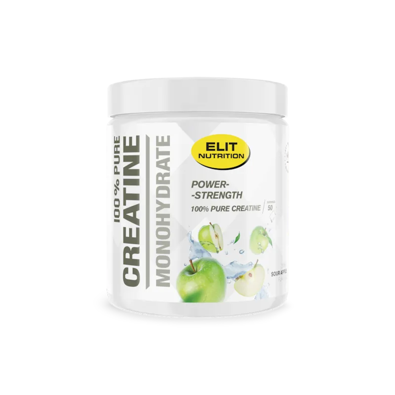 Bild 1 för Elit Nutrition 100% Pure Kreatin Monohydrat Sour Apple 300 g