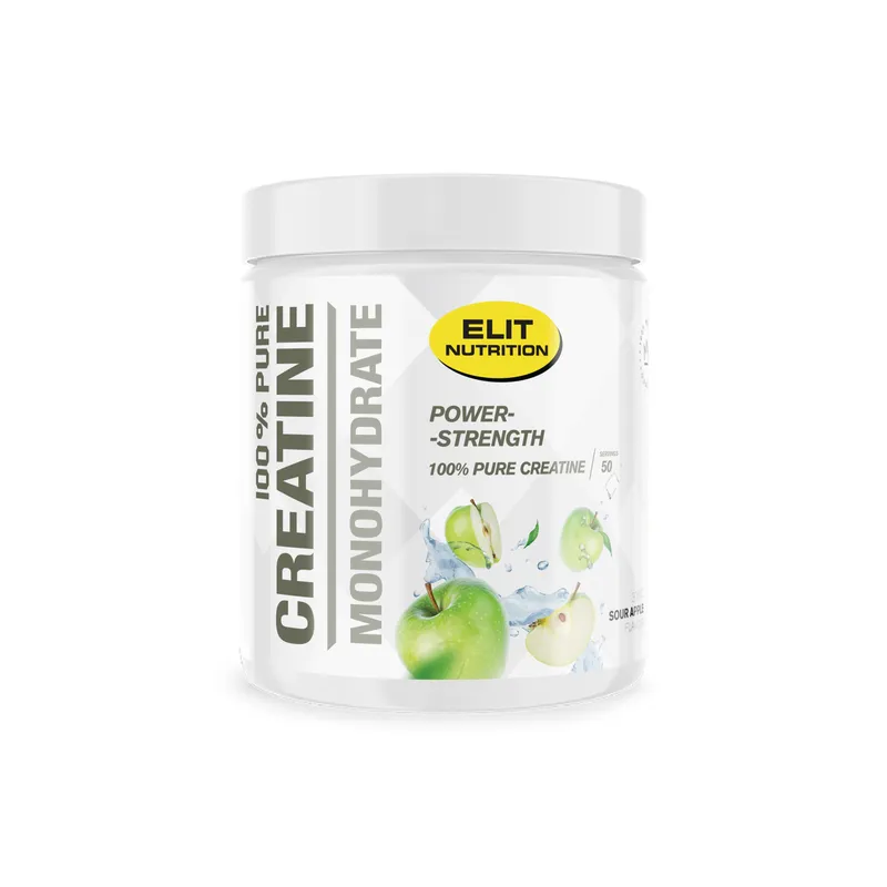 Bild 2 för Elit Nutrition 100% Pure Kreatin Monohydrat Sour Apple 300 g