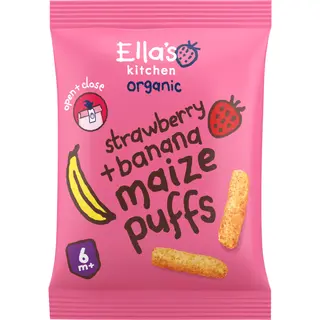 Produktfoto för Ella's Kitchen Majsmums Jordgubbar Bananer 20 g