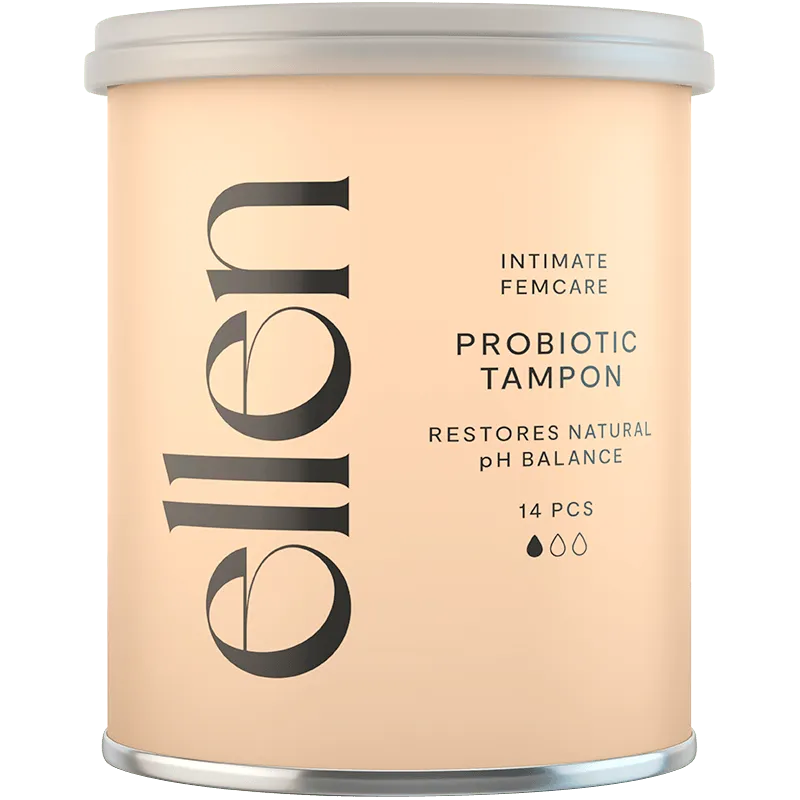 Bild 1 för Ellen Probiotic Tampon Light 14 st