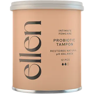 Produktfoto för Ellen Probiotic Tampon Medium 12 st