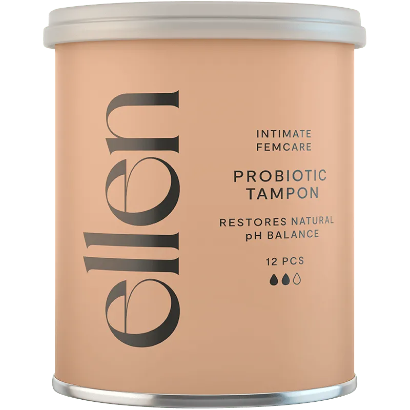 Bild 1 för Ellen Probiotic Tampon Medium 12 st
