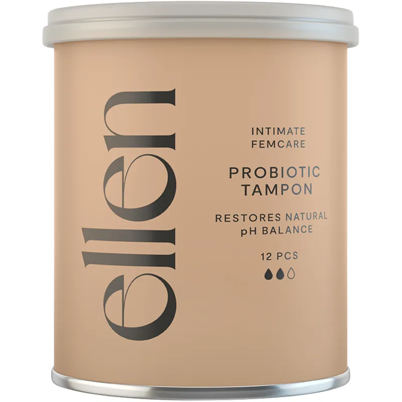 Bild 2 för Ellen Probiotic Tampon Medium 12 st