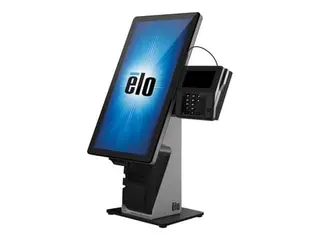 Produktfoto för Elo Wallaby Self-Service Floor Base - Ställ - för butiksterminal - svart/silver - golvstående - för I-Series (15.6 tum, 21.5 tum)