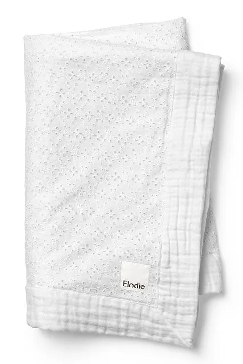 Bild 1 för Elodie Bomullsfilt Broderie Anglaise