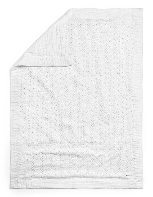 Bild 2 för Elodie Bomullsfilt Broderie Anglaise