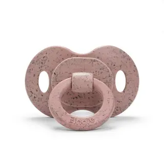 Produktfoto för Elodie Details napp i bambu faded rose/ortodontisk silikon