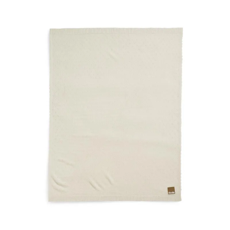 Bild 2 för Elodie Pointelle Filt (Creamy White)