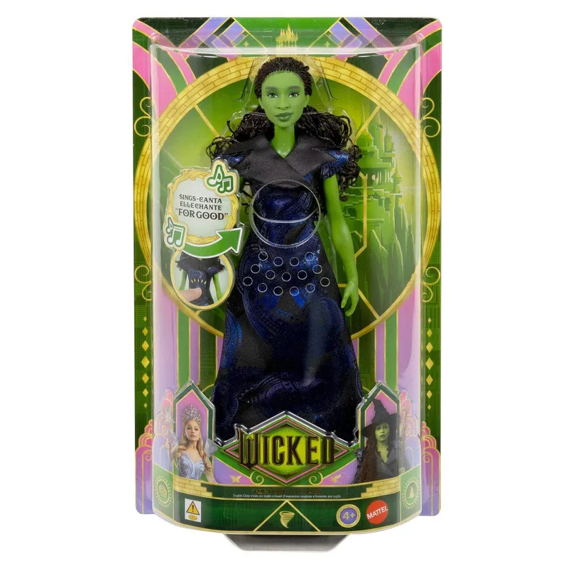Bild 1 för Elphaba Sjungande Docka, Wicked Movie Melody, Ålder 4+