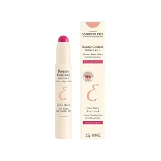 Produktfoto för Embryolisse Color Balm 3-In-1 Stick Raspberry Pink - 2,5 g