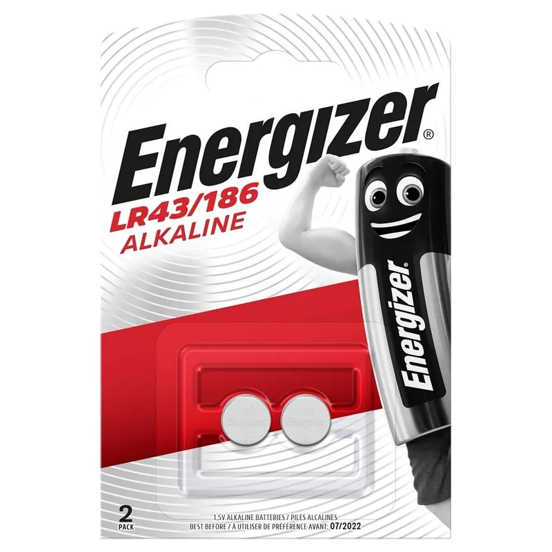Alternativ bild 0 för Energizer 186 battery - 2 x LR43 - Alkaline