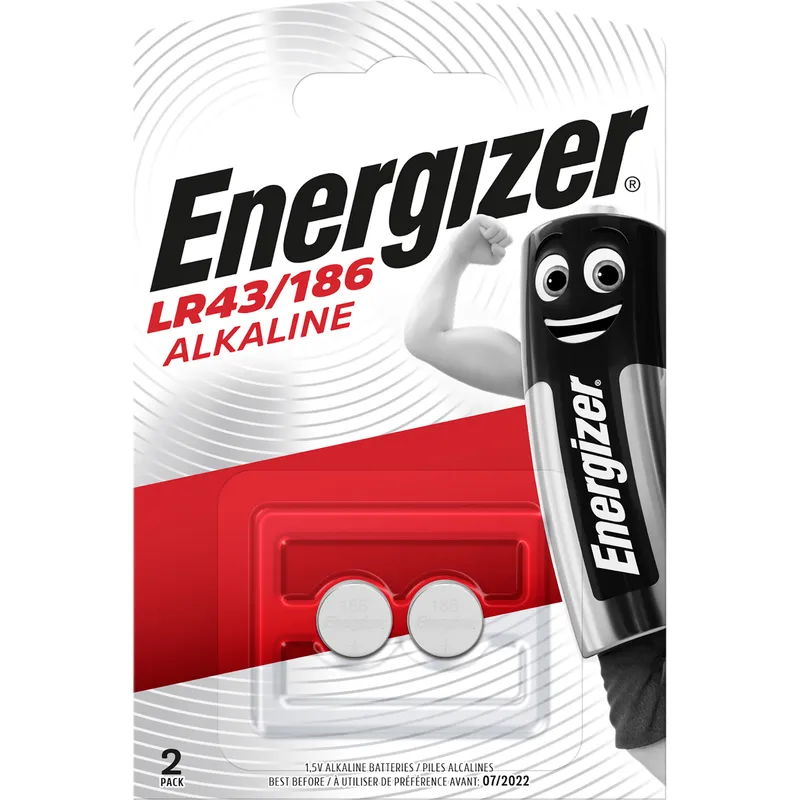 Alternativ bild 0 för Energizer 186 battery - 2 x LR43 - Alkaline