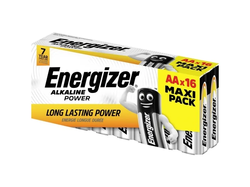 Alternativ bild 0 för Energizer Alkaline Power AA / E91 Batterier (16 Stk. Pakning)