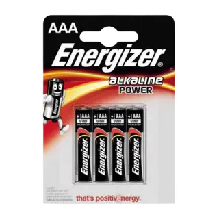 Produktfoto för Energizer Alkaline Power - Batteri 4 x AAA - alkaliskt