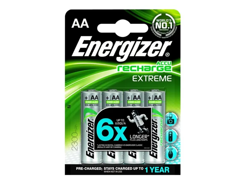 Alternativ bild 0 för Energizer Batteri Laddbar AA Extreme