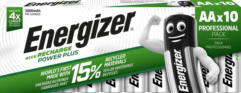 Alternativ bild 0 för Energizer Batteri Laddbar P-P AA