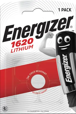 Produktfoto för Energizer Batteri Lithium CR1620