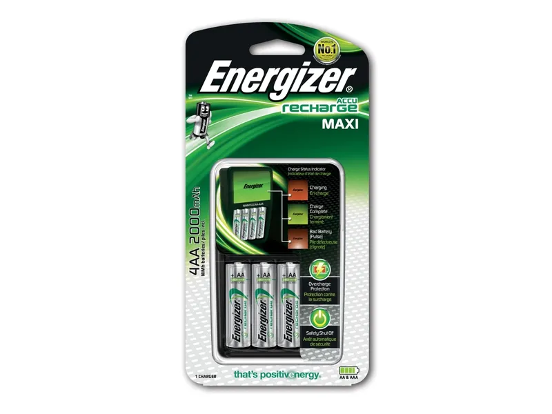 Alternativ bild 0 för Energizer Batteriladdare Maxi + 4AA