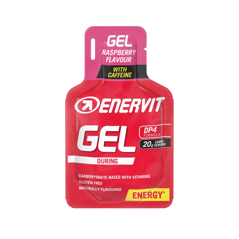 Bild 2 för Enervit Sport Gel Koffein Hallon 25 ml