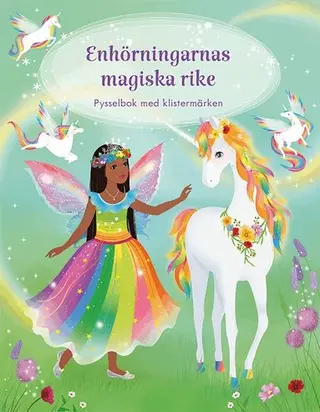 Produktfoto för Enhörningarnas magiska rike Pysselbok med klistermärken