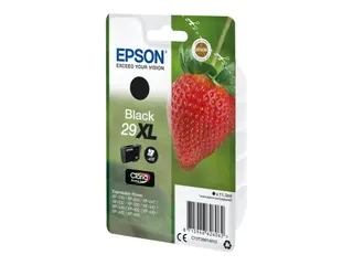 Produktfoto för Epson 29XL - 11.3 ml - XL - svart - original - blister med RF-larm/akustiskt larm - bläckpatron - för Expression Home XP-235, 245, 247, 255, 332, 335, 342, 345, 432, 435, 442, 445, 455