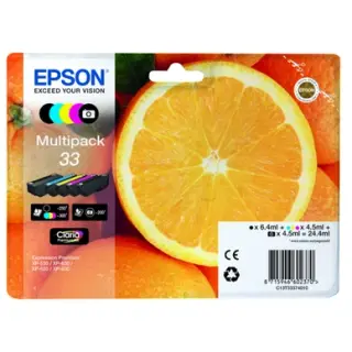 Produktfoto för Epson 33 multipack - 5 patroner