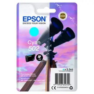 Produktfoto för Epson Bläckpatron C13T02V24010 T502 Cyan