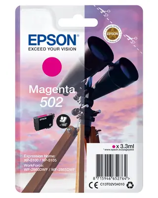 Produktfoto för Epson Bläckpatron C13T02V34010 T502 Magenta