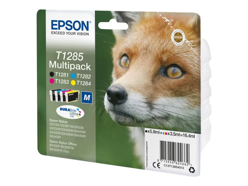 Alternativ bild 0 för Epson Bläckpatron C13T12854012 multipack