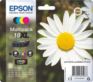 Produktfoto för Epson Bläckpatron C13T18164012 BK/C/M/Y