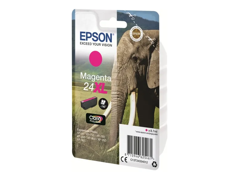 Alternativ bild 0 för Epson Bläckpatron C13T24334012 Magenta