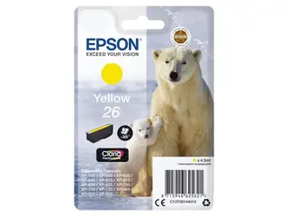 Produktfoto för Epson Bläckpatron C13T26144012 Gul