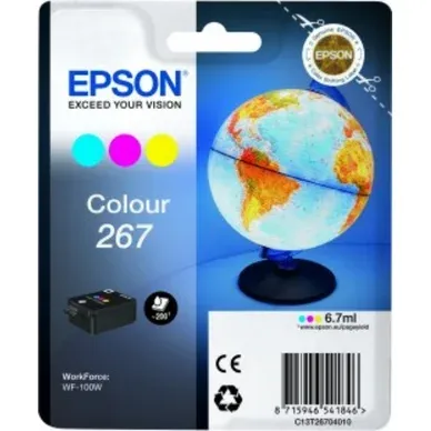 Alternativ bild 0 för Epson Bläckpatron C13T26704010 CMY