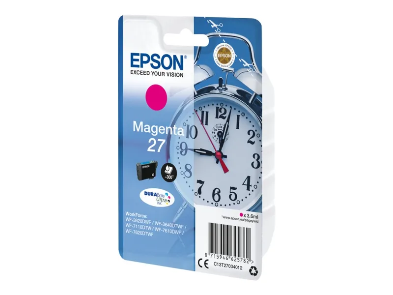 Alternativ bild 0 för Epson Bläckpatron C13T27034012 Magenta