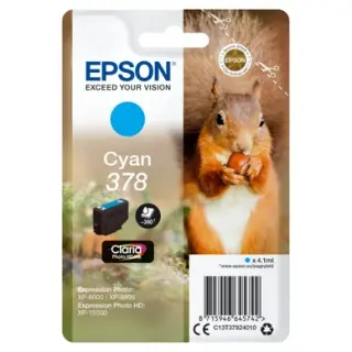 Produktfoto för Epson Bläckpatron C13T37824010 Cyan