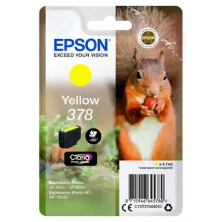 Produktfoto för Epson Bläckpatron C13T37844010 Gul