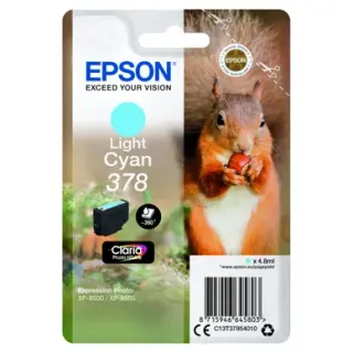 Produktfoto för Epson Bläckpatron C13T37854010 Ljus Cyan