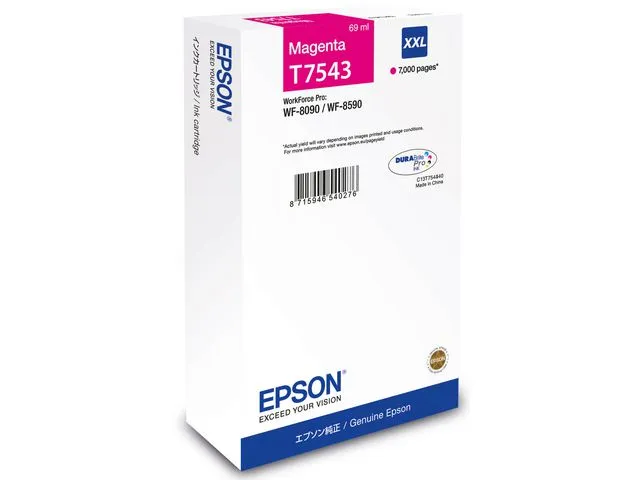 Alternativ bild 0 för Epson Bläckpatron C13T754340 XXL Magenta